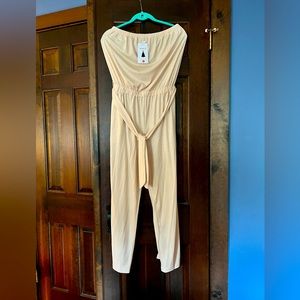 Strapless Casual Pants Suit